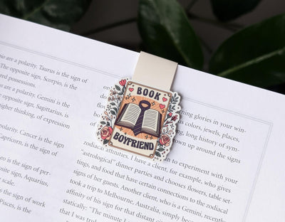 Book Boyfriend Magnetic Bookmark