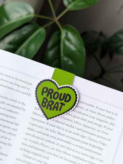 Proud Brat Magnetic Bookmark Page Marker
