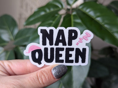 Nap Queen Vinyl Sticker