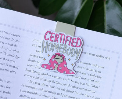 Certified Homebody Magnetic Bookmark