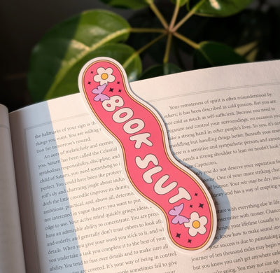 Retro Book Slut Bookmark