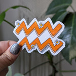 Aquarius Astrology Vinyl Sticker