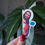 I Saw That Jesus Vinyl Sticker