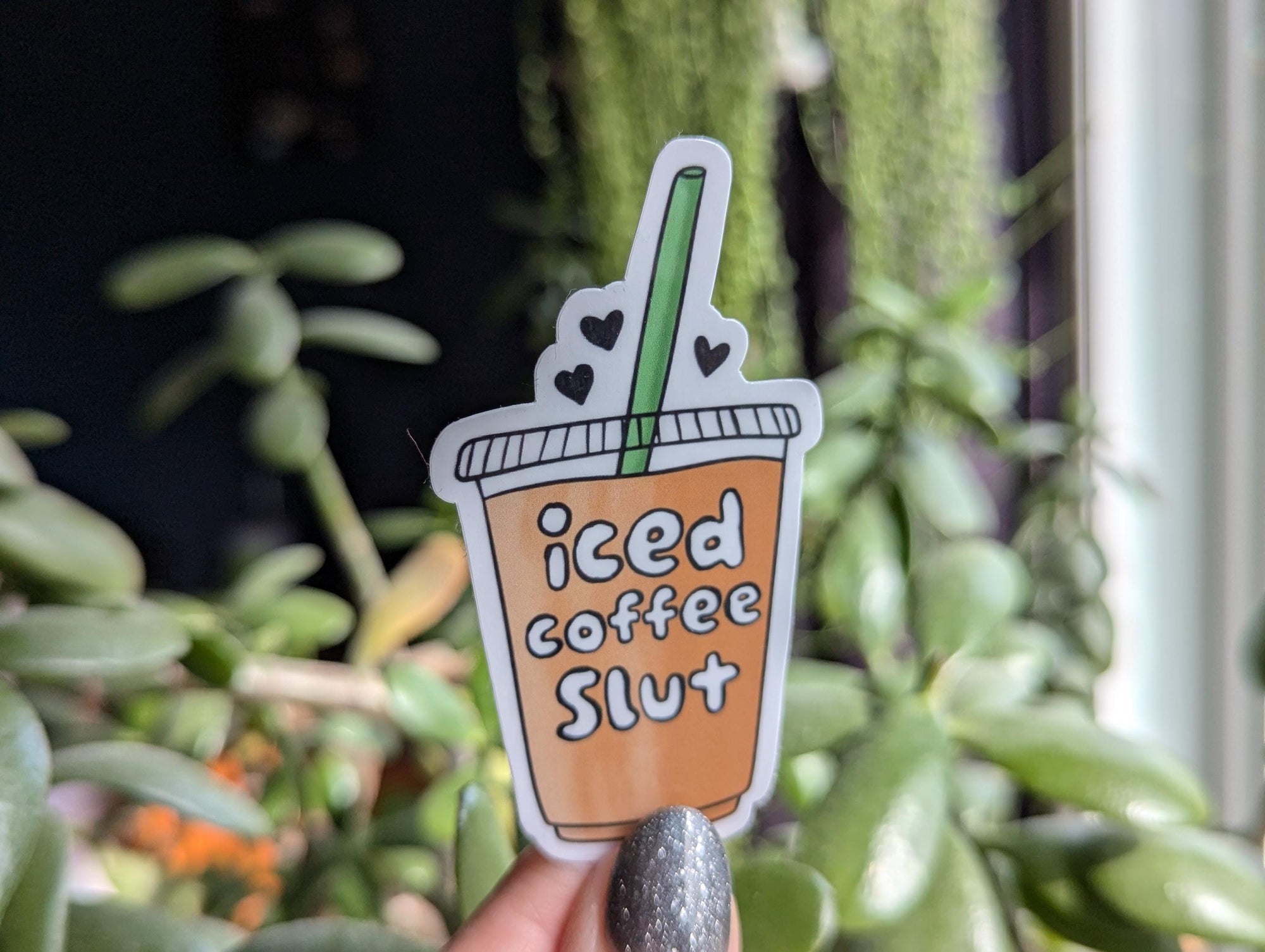 Iced Coffee Slut Vinyl Sticker