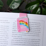 Slut for Books Magnetic Bookmark, Rainbow Page Marker