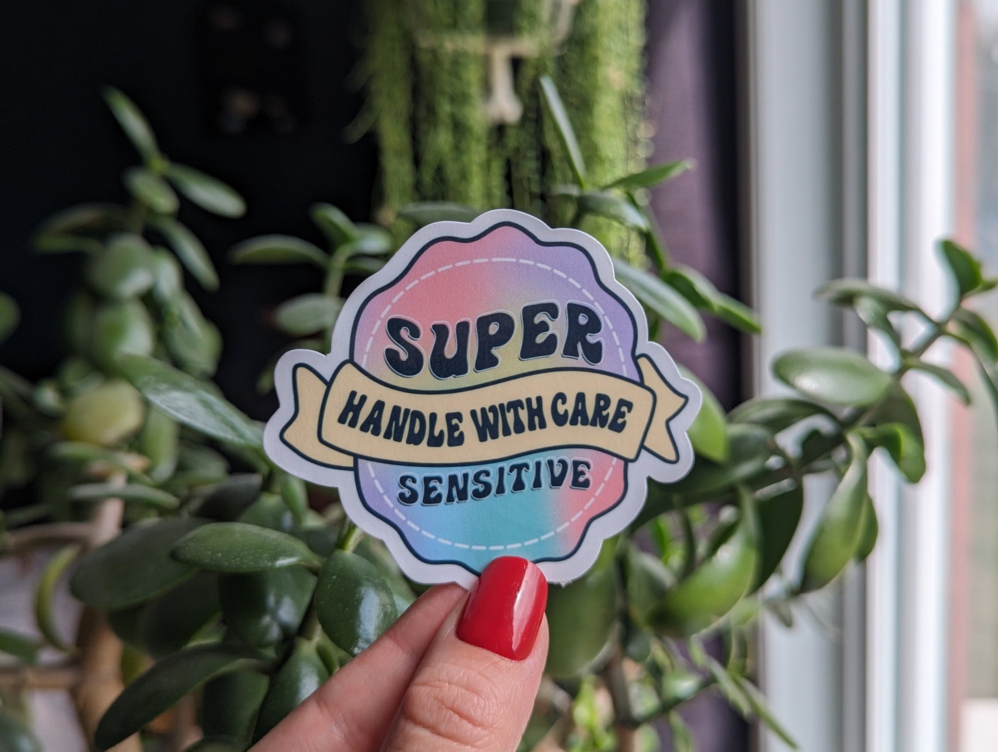 Handle With Care Vinyl Sticker