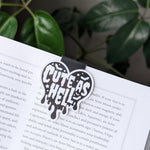 Cute as Hell Magnetic Bookmarks Bookish Goth Gift