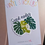 Send nodes, plant lover stickers for water bottle, plant girly things, plant gifts for women, plant merch, monstera gifts for best friend