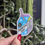 Snowflake Tears Vinyl Sticker