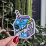 Snowflake Tears Vinyl Sticker