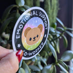 Emotional Support Coworker Vinyl Sticker