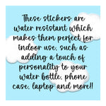 Stubborn as f*** sticker, cute and funny vinyl stickers for laptop, sassy stickers for water bottle, colourful rainbow design vinyl sticker