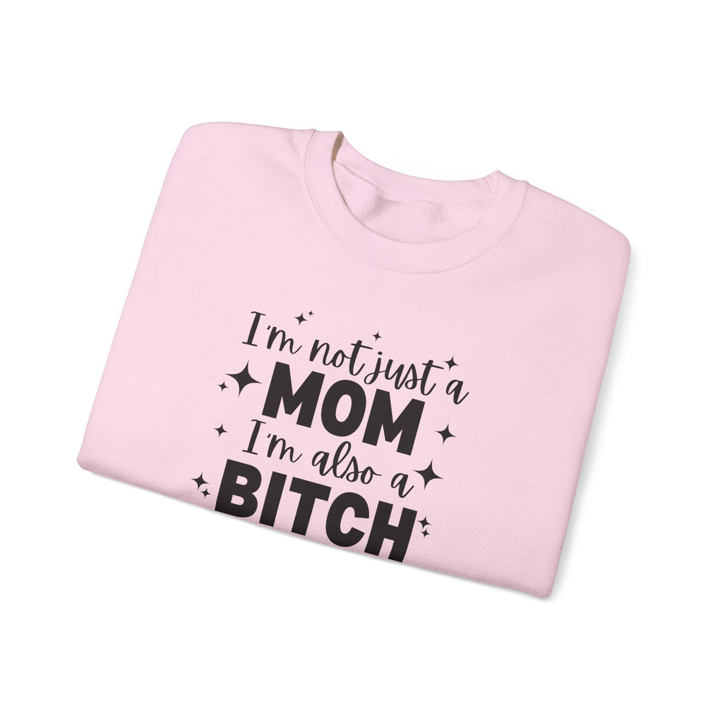 Funny Mom Sweatshirt - Comfortable Gift for Mothers, Unique Crewneck for Moms, Holiday Apparel, Funny Sweatshirt