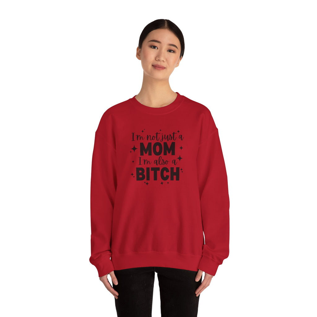 Funny Mom Sweatshirt - Comfortable Gift for Mothers, Unique Crewneck for Moms, Holiday Apparel, Funny Sweatshirt