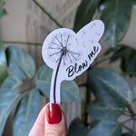 Blow me sticker, adult stickers for boyfriend, dirty sticker for hard hats, spicy stickers for hydroflask funny, fantasy gift for him, smut