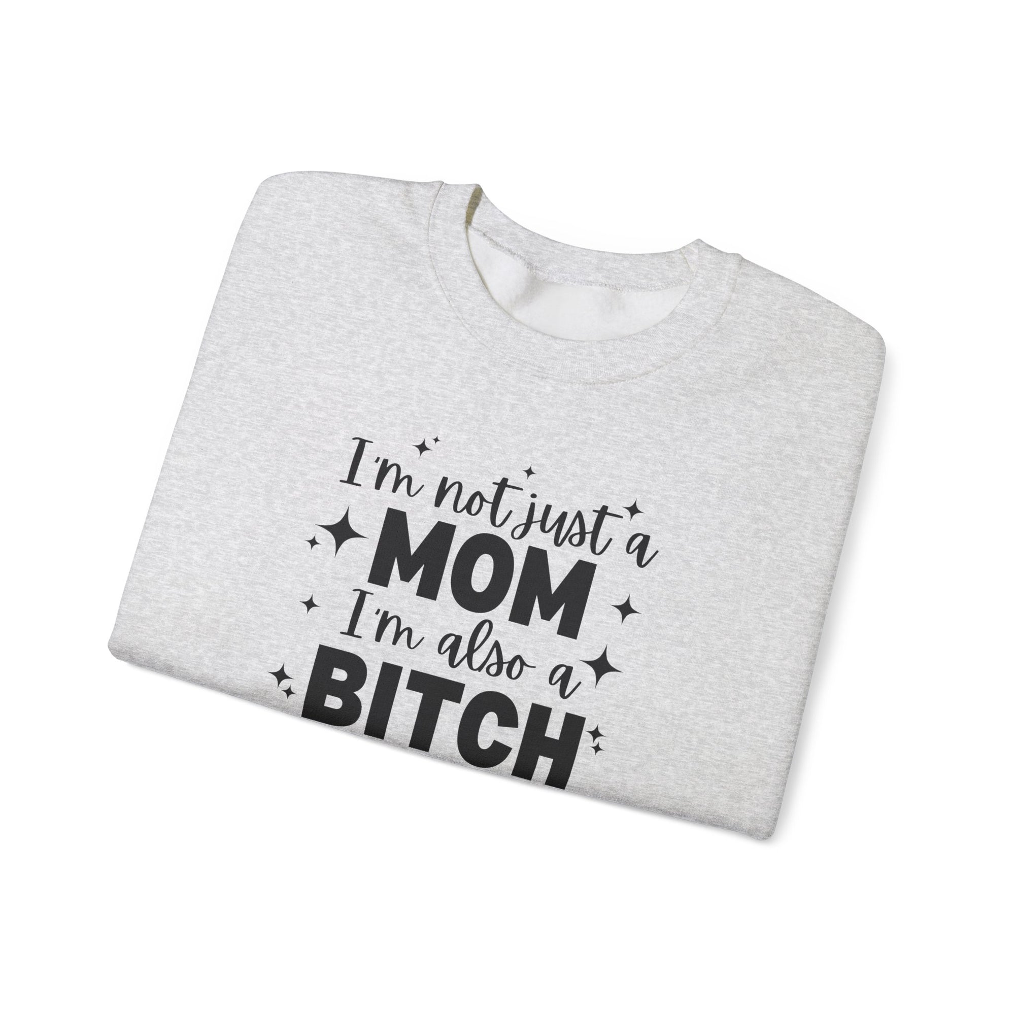 Funny Mom Sweatshirt - Comfortable Gift for Mothers, Unique Crewneck for Moms, Holiday Apparel, Funny Sweatshirt