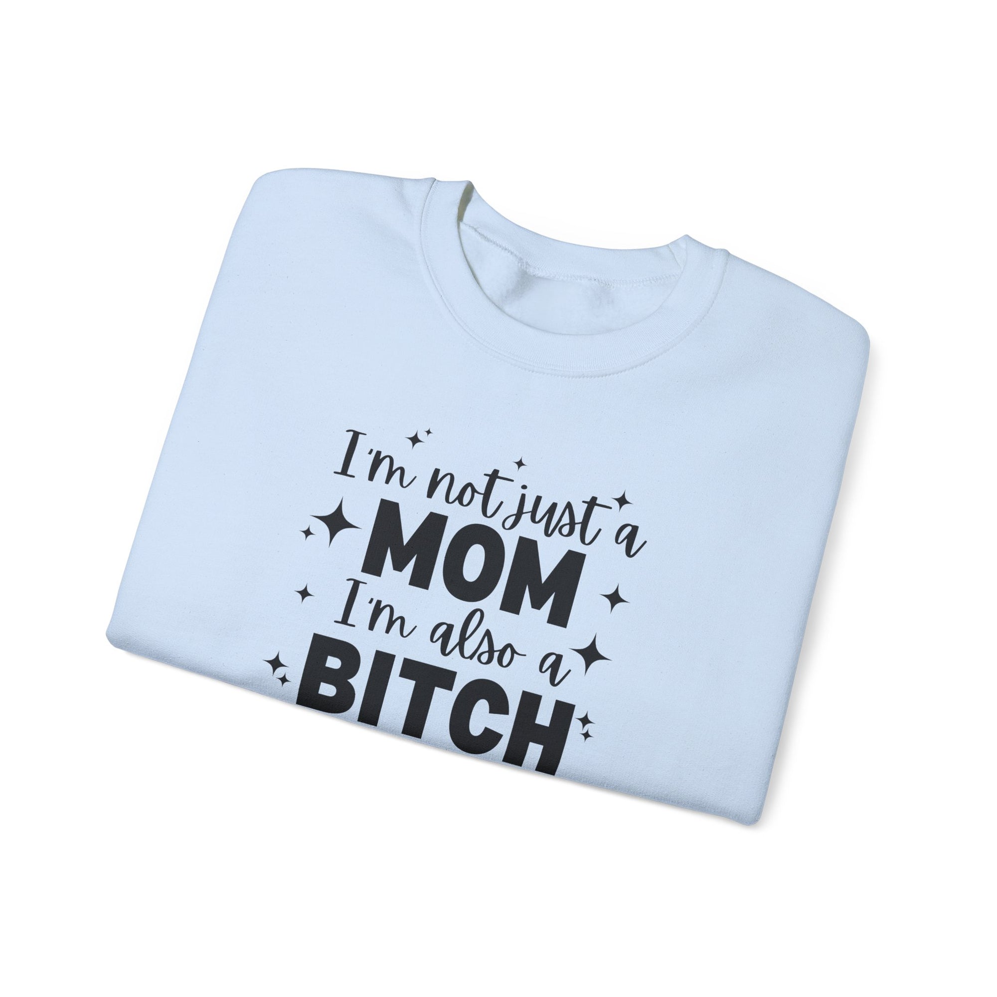 Funny Mom Sweatshirt - Comfortable Gift for Mothers, Unique Crewneck for Moms, Holiday Apparel, Funny Sweatshirt