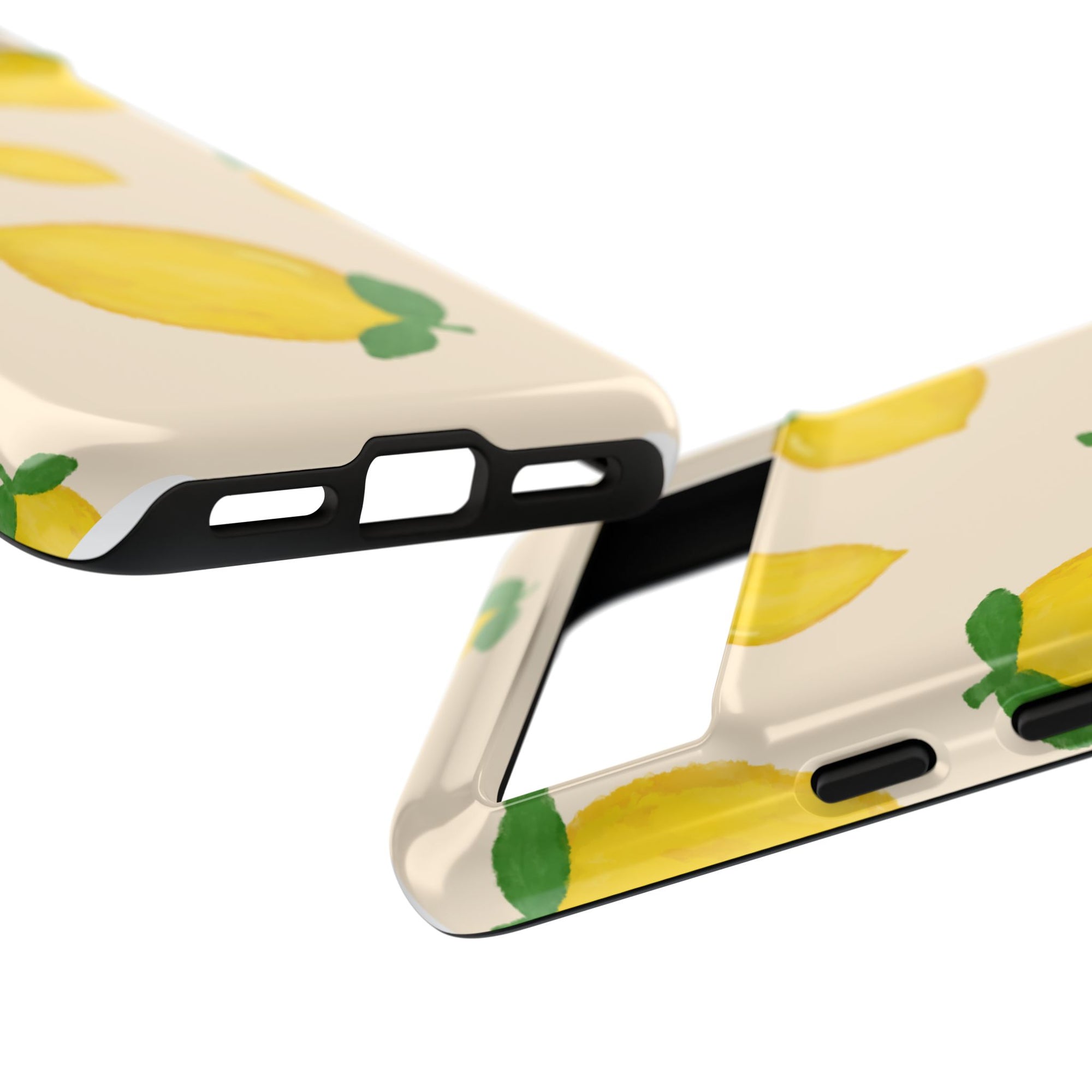 Lemon Print Phone Case, Vibrant Lemon Design, Cute Citrus Case, Gift for Fruit Lovers, Summer Vibe Accessories