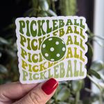 Pickleball sticker for water bottle, sport stickers for laptop, coquette gifts for sports lover, small gift for boyfriend, trendy sports