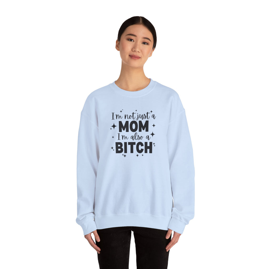 Funny Mom Sweatshirt - Comfortable Gift for Mothers, Unique Crewneck for Moms, Holiday Apparel, Funny Sweatshirt