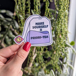 Make yourself a priority, positivity stickers for water bottle, mental health sticker for phone case, tea sticker, thoughtful gift for her