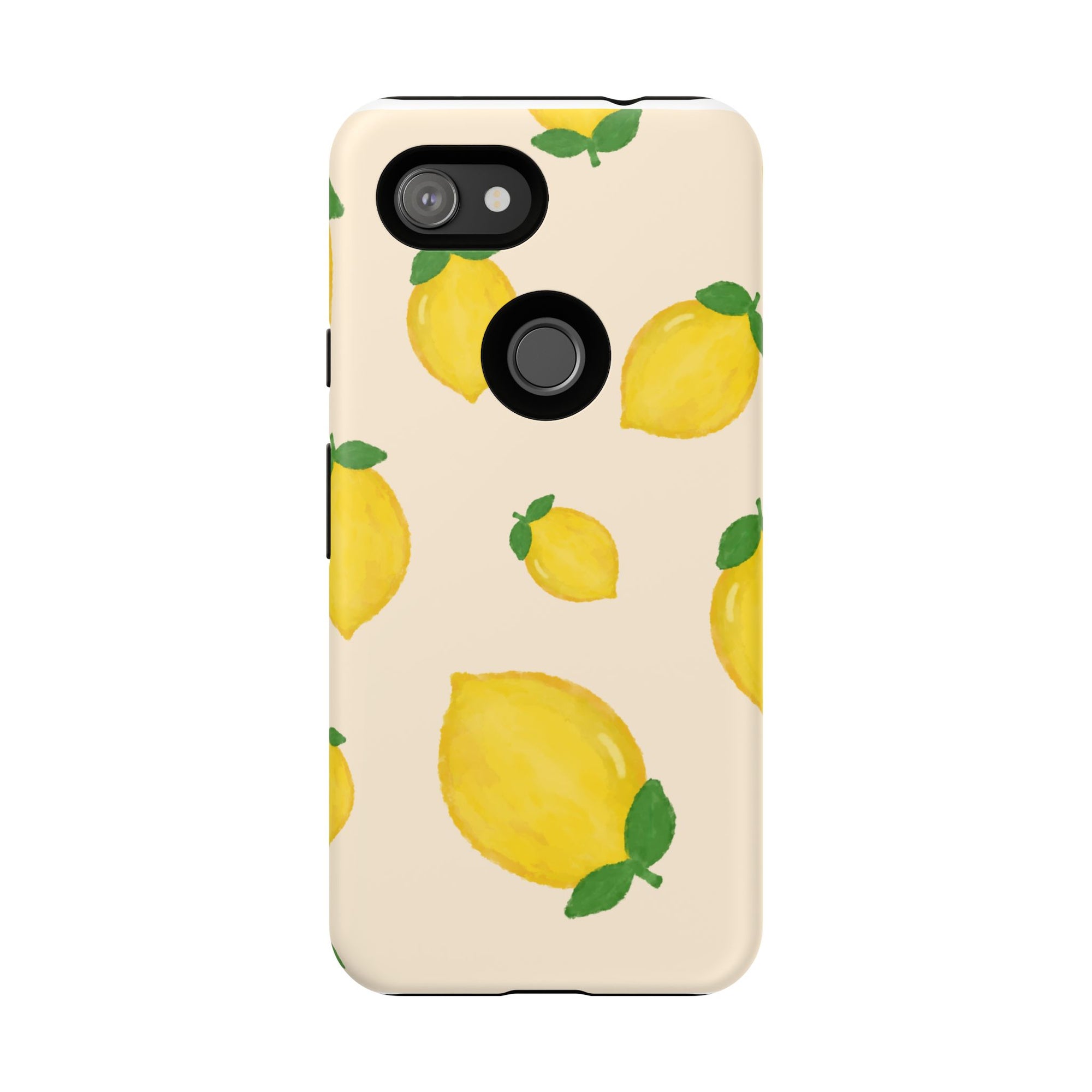 Lemon Print Phone Case, Vibrant Lemon Design, Cute Citrus Case, Gift for Fruit Lovers, Summer Vibe Accessories