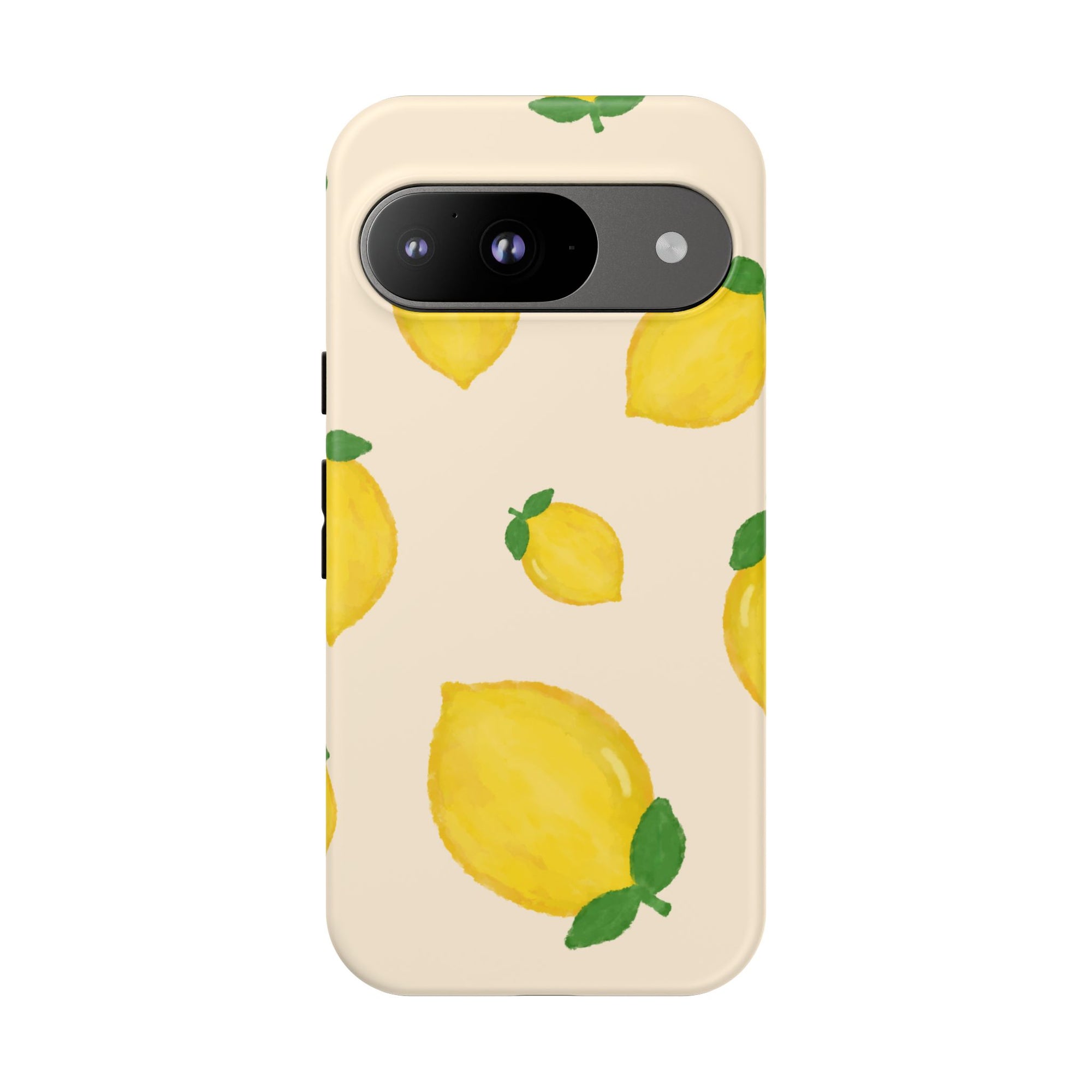 Lemon Print Phone Case, Vibrant Lemon Design, Cute Citrus Case, Gift for Fruit Lovers, Summer Vibe Accessories