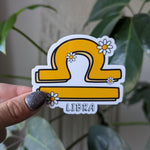 Libra sticker for kindle, astrology stickers for water bottle, zodiac sign sticker, horoscope, witchy gifts for her, metaphysical gifts