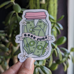 book fund stickers for kindle, bookish stickers for water bottle, book gifts for book lovers, smut reader gifts for women, book club sticker