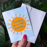Sending You Sunshine Card, Uplifting Greeting Card, Cheer Up Card, Thinking of You Greeting Card, Send a Smile, Just Because Greeting Card