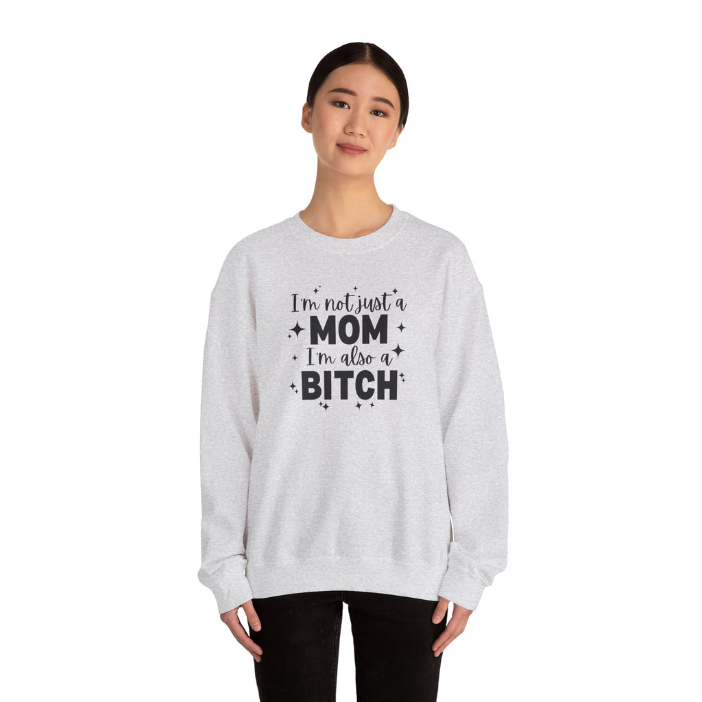 Funny Mom Sweatshirt - Comfortable Gift for Mothers, Unique Crewneck for Moms, Holiday Apparel, Funny Sweatshirt