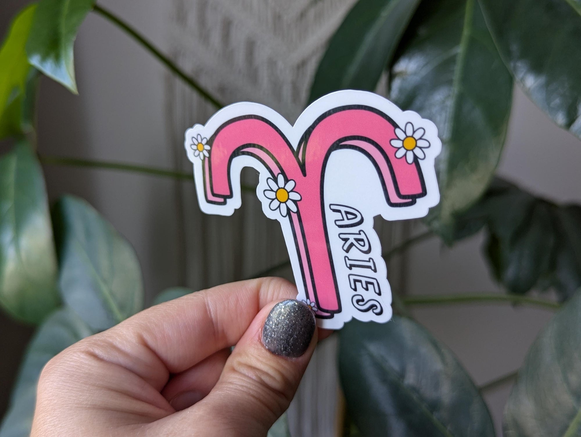 Aries sticker for kindle, astrology stickers for water bottle, zodiac sign sticker, horoscope, witchy gifts for her, metaphysical gifts