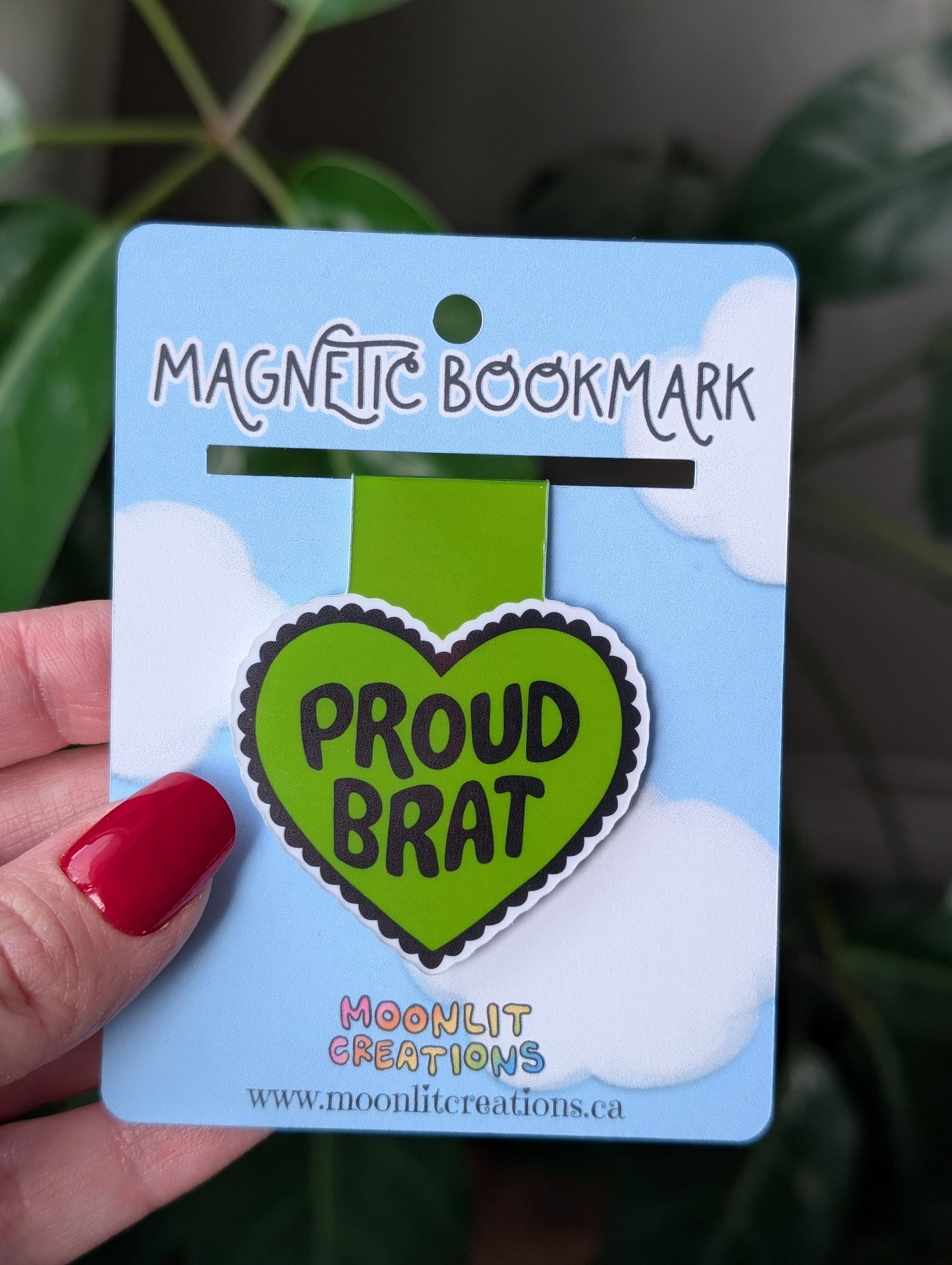Proud Brat Magnetic Bookmark Page Marker