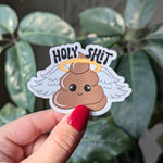 Holy Shit Vinyl Sticker