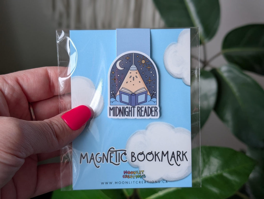 Midnight Reader Magnetic Bookmark