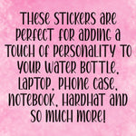 Let them sticker for journal, mental health stickers for laptop, positive gifts for women, inspirational sticker for her, self love gift for