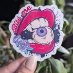 Bite Me Vinyl Sticker