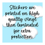 Call Me Never Vinyl Sticker