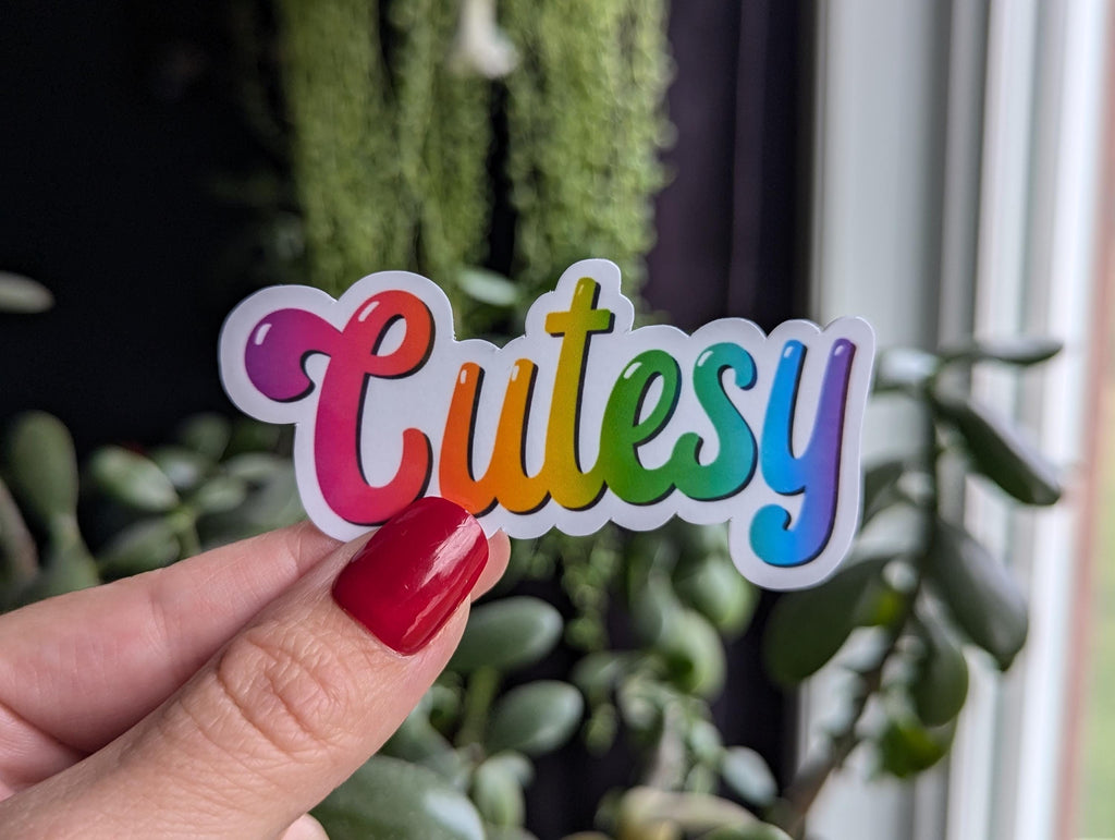 Cutesy stickers for water bottle, trending stickers for teenagers, stocking stuffers for teens girls, aesthetic sticker for tumblers, demure