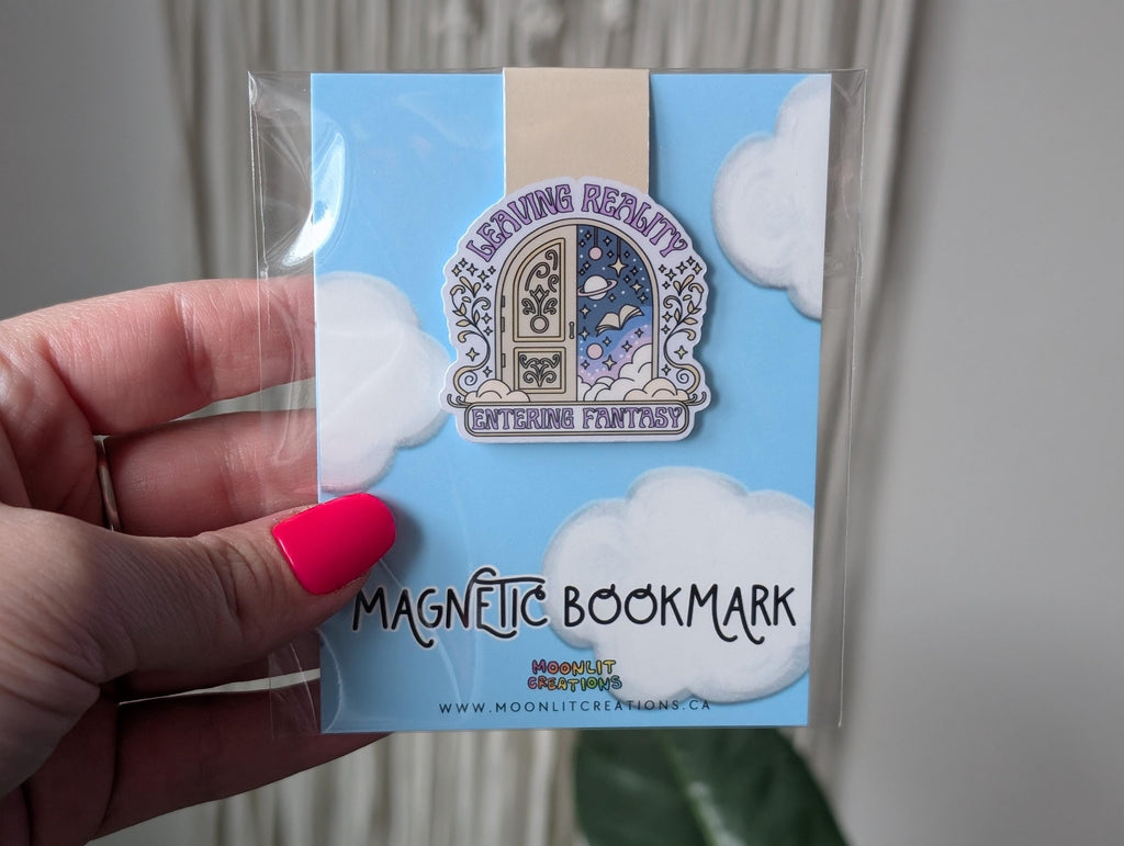 Leaving Reality Entering Fantasy Magnetic Bookmark