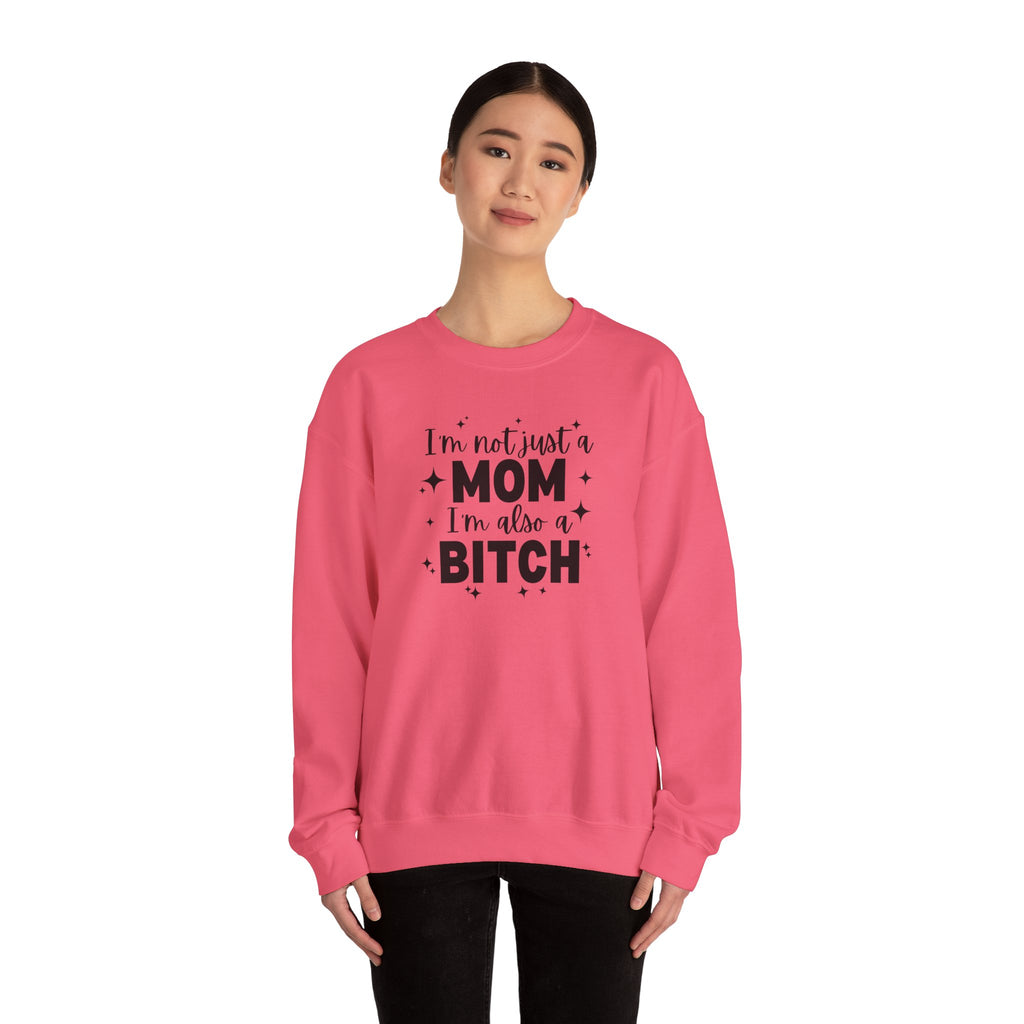 Funny Mom Sweatshirt - Comfortable Gift for Mothers, Unique Crewneck for Moms, Holiday Apparel, Funny Sweatshirt