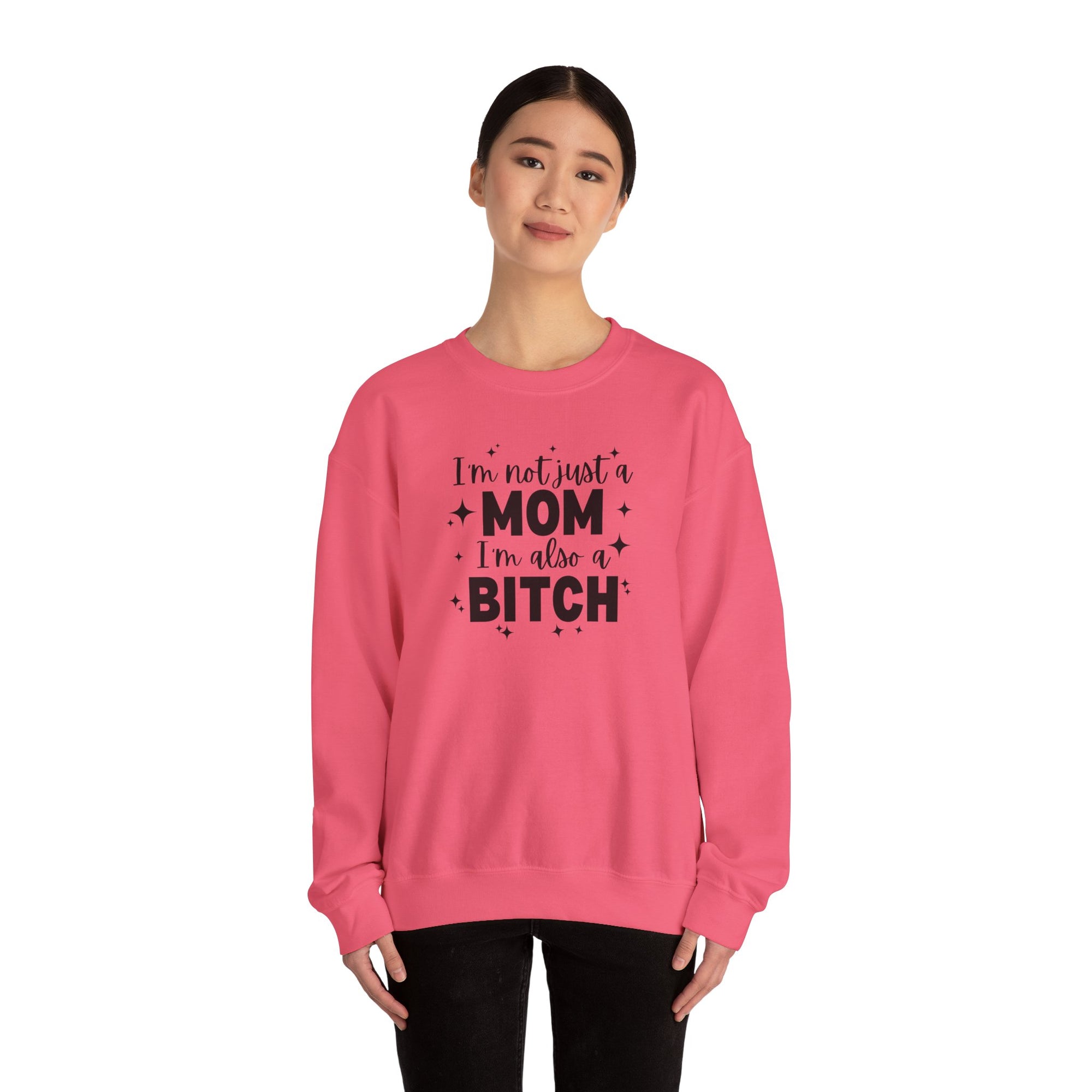 Funny Mom Sweatshirt - Comfortable Gift for Mothers, Unique Crewneck for Moms, Holiday Apparel, Funny Sweatshirt