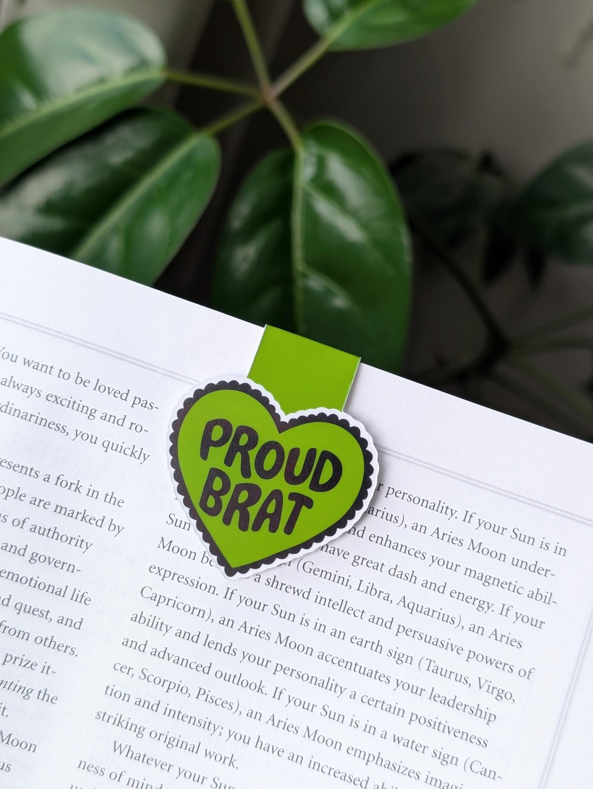 Proud Brat Magnetic Bookmark Page Marker