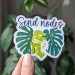 Send nodes, plant lover stickers for water bottle, plant girly things, plant gifts for women, plant merch, monstera gifts for best friend