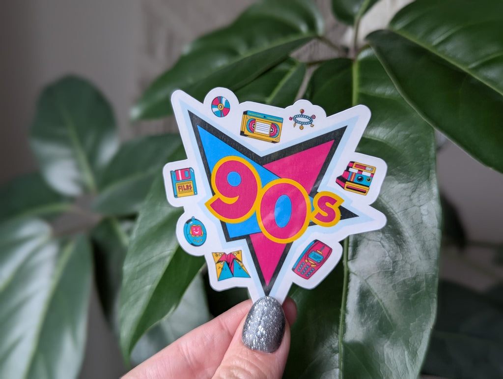 90s sticker, nostalgia stickers for planner, 90s birthday gift, nostalgic gifts for millennials, y2k, I'm from the 1990's sticker for laptop