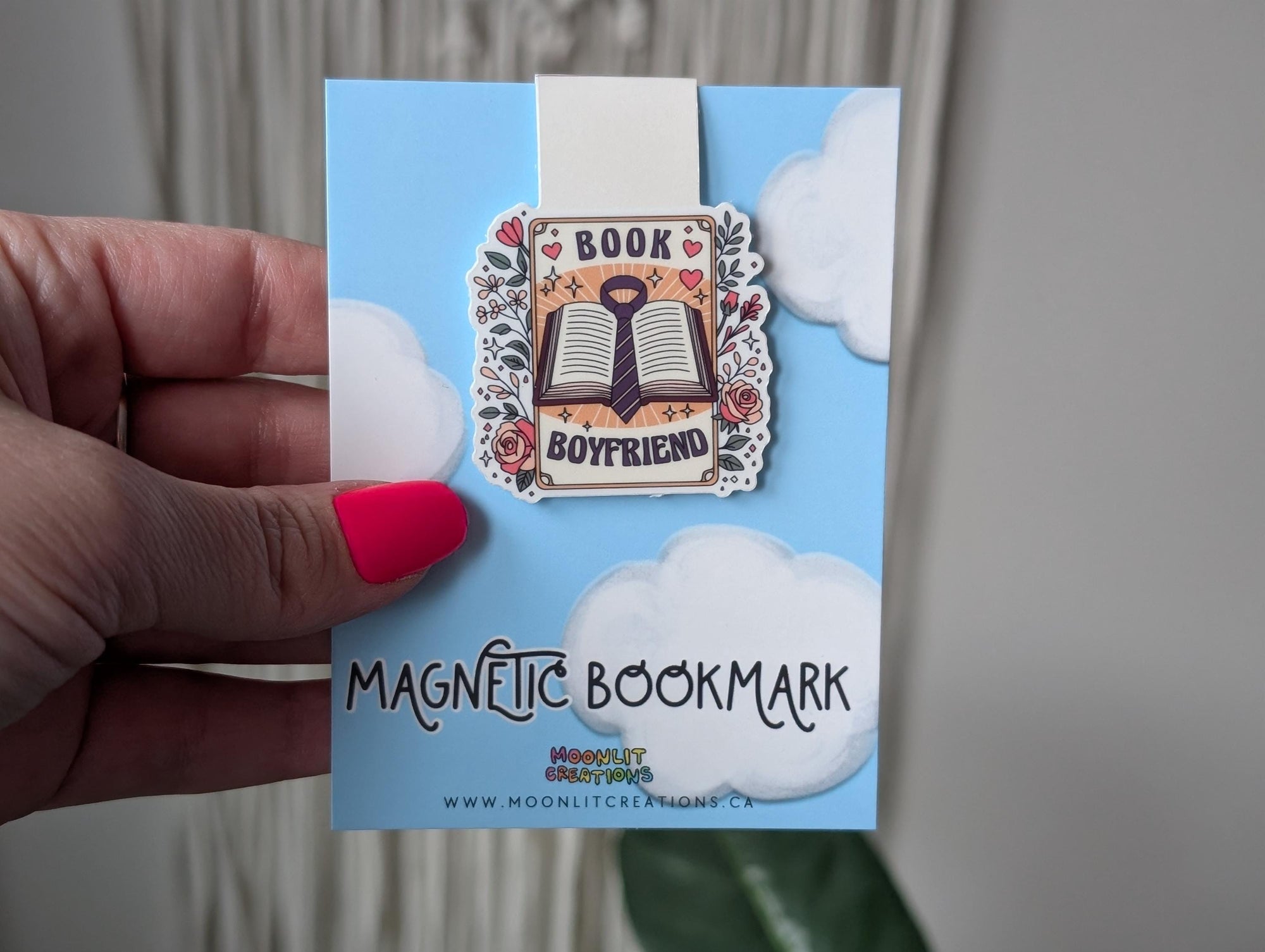 Book Boyfriend Magnetic Bookmark