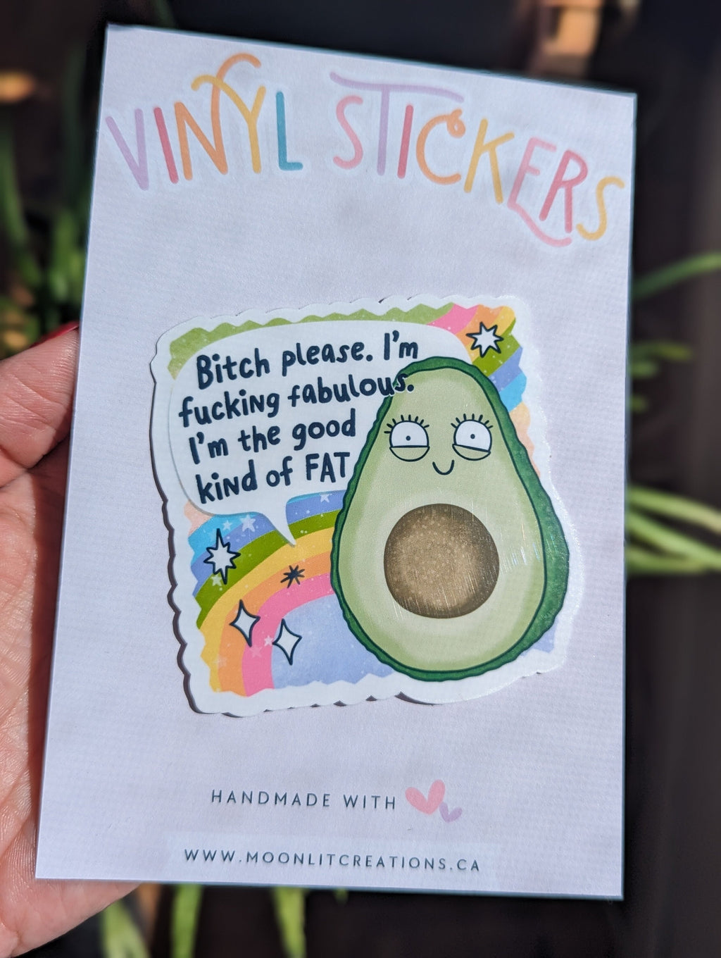 Body positive stickers for water bottle, self love gifts for her, avocado stickers for hydroflask funny, motivational stickers for women