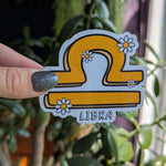 Libra sticker for kindle, astrology stickers for water bottle, zodiac sign sticker, horoscope, witchy gifts for her, metaphysical gifts