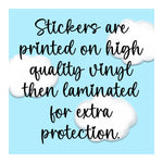 I'm not demure I'm demonic, funny stickers for laptop, trendy stickers for phone case, dark humor stickers, bat sticker, devil goth gifts