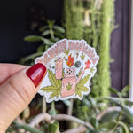 Heavily medicated, weed stickers for laptop, cannabis accessories, smoker gifts, stoner mom, stoner gifts for women, marijuana stickers